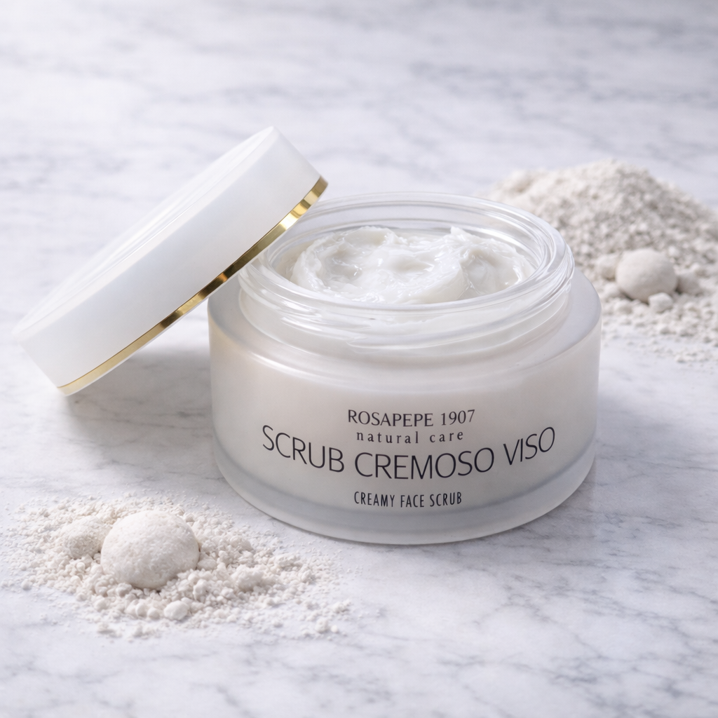 Scrub Cremoso Viso Termale Purificante – BMA Sulfureo | Rosapepe 1907 – 50 ml