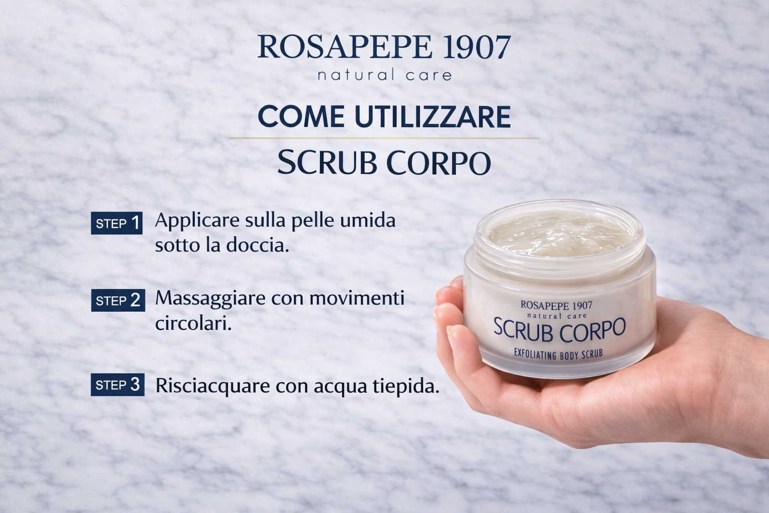 Scrub Corpo Termale Esfoliante e Nutriente – BMA Sulfureo | Rosapepe 1907 – 250 ml