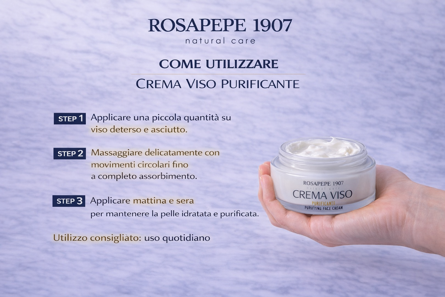 Crema Viso Termale Rigenerante – BMA Sulfureo | Rosapepe 1907 – 50 ml